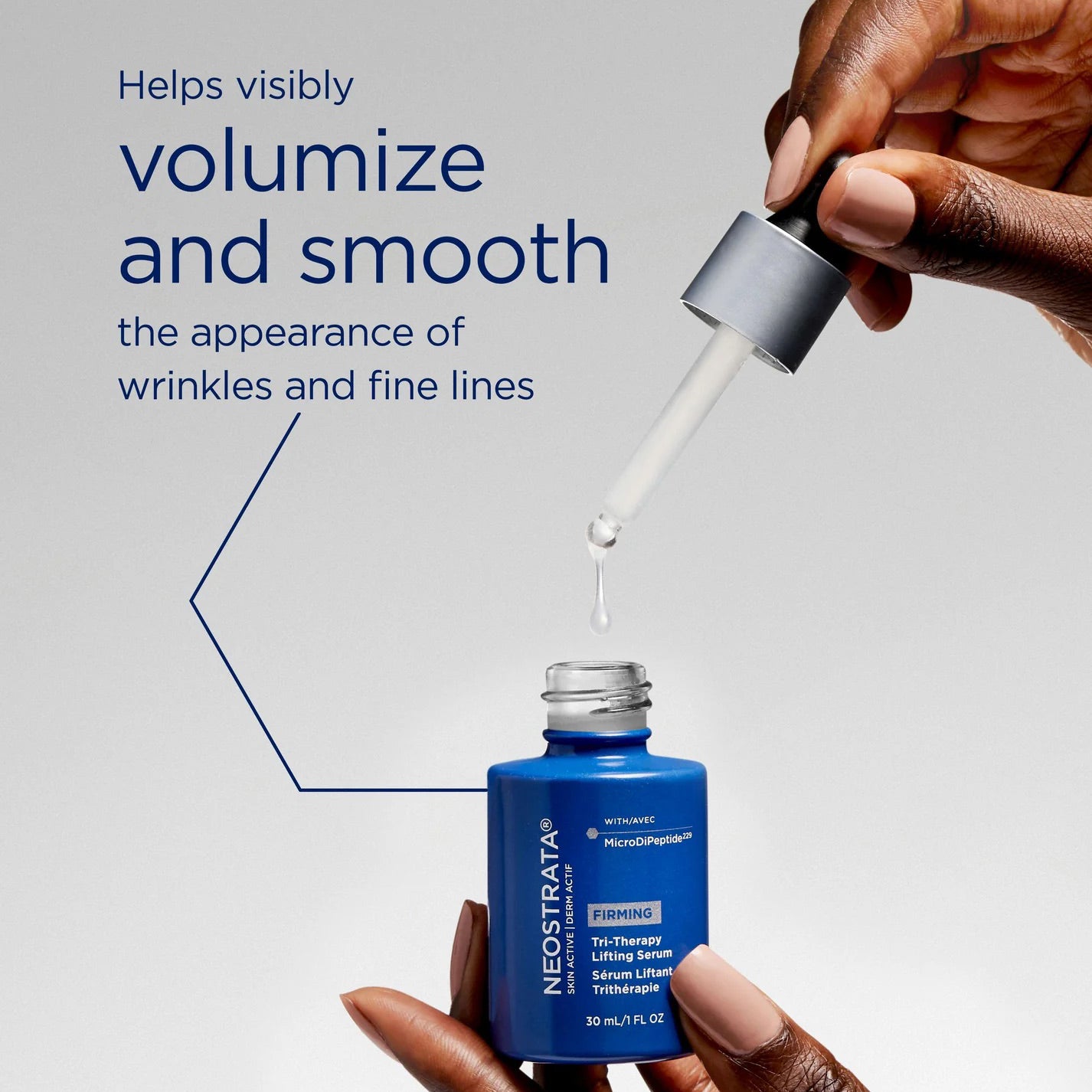 Skin Active Tri-Therapy Lifting Serum with MicroDiPeptide229® 30ml